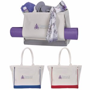 Custom Atchison® Yoga Retreat Cotton Tote with logo