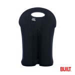 Custom BUILT® Two Bottle Wine Tote with logo - 1