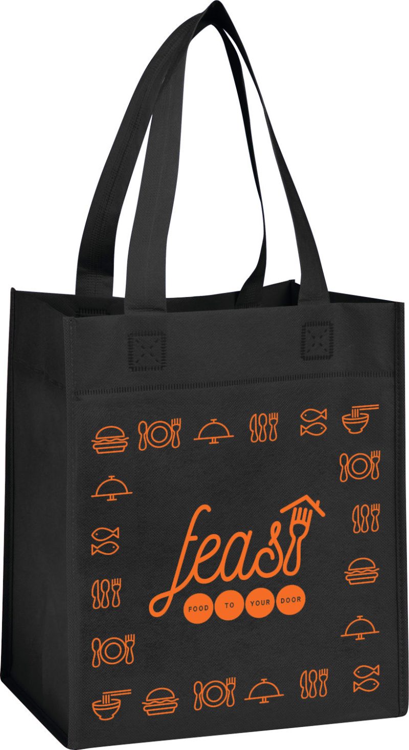 Custom Basic Grocery Tote with logo - 2