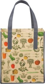 Custom Big Grocery Vintage Laminated Non-Woven Tote with logo - 2