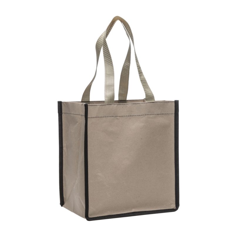Custom Bramley Kraft Tote Bag with logo - 1