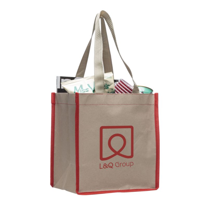 Custom Bramley Kraft Tote Bag with logo - 4