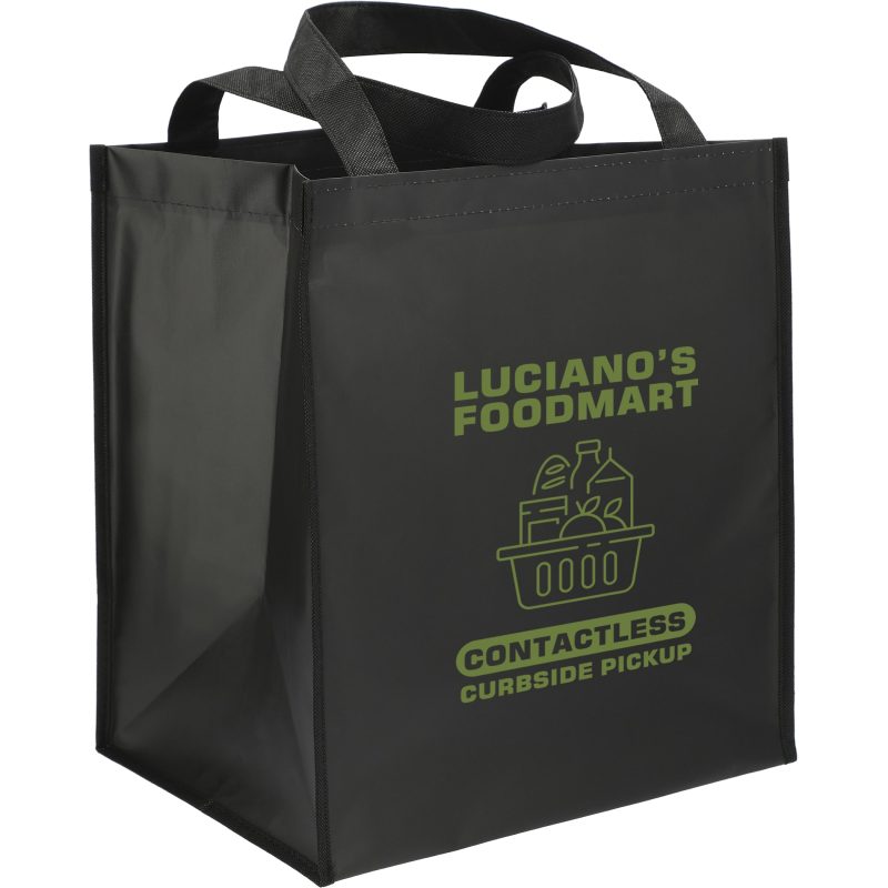 Custom Double Laminated Wipeable Grocery Tote with logo - 2