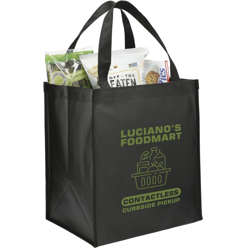Custom Double Laminated Wipeable Grocery Tote with logo - 4
