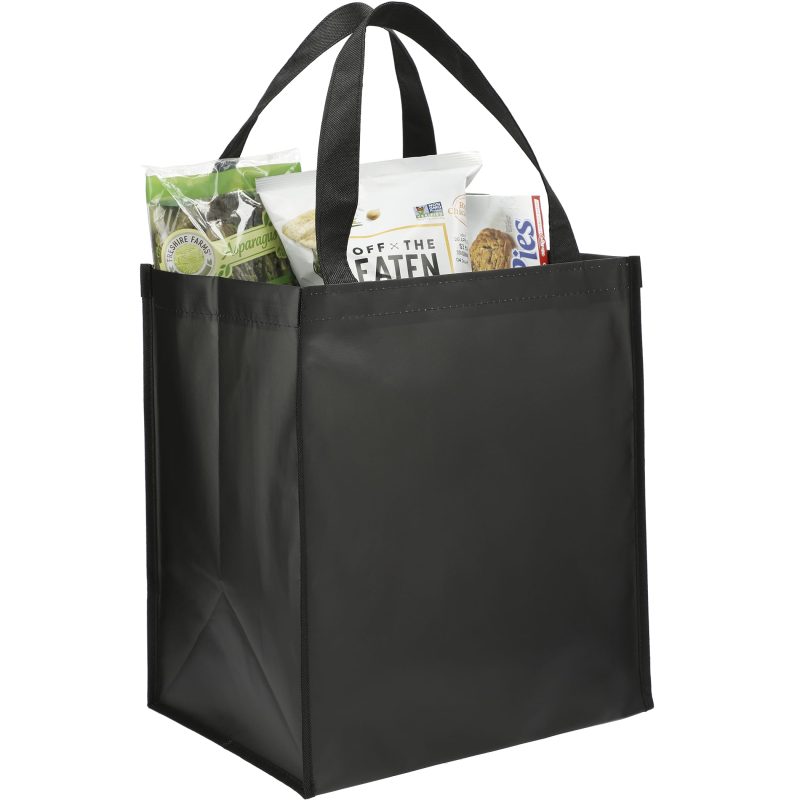 Custom Double Laminated Wipeable Grocery Tote with logo - 7