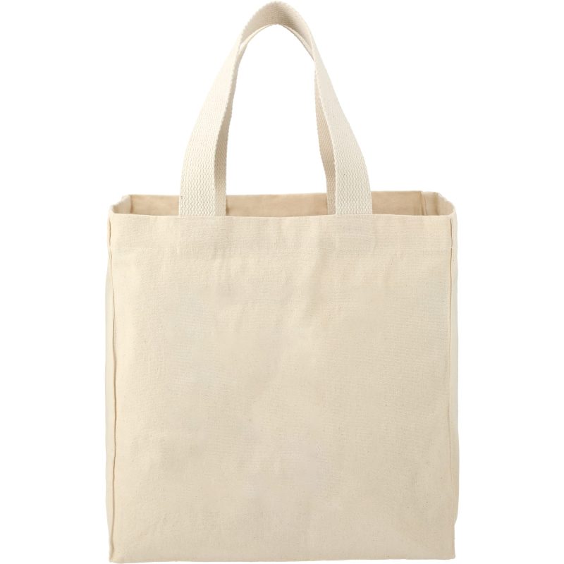 Custom Essential 8oz Cotton Grocery Tote with logo - 1