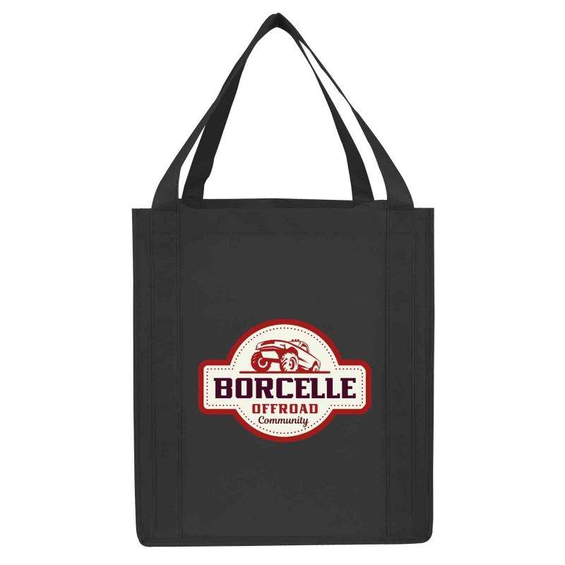 Custom Full Color Large Non Woven Tote with logo - 4