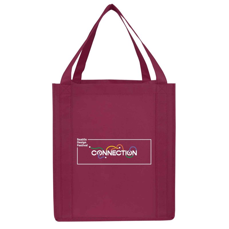 Custom Full Color Large Non Woven Tote with logo - 6