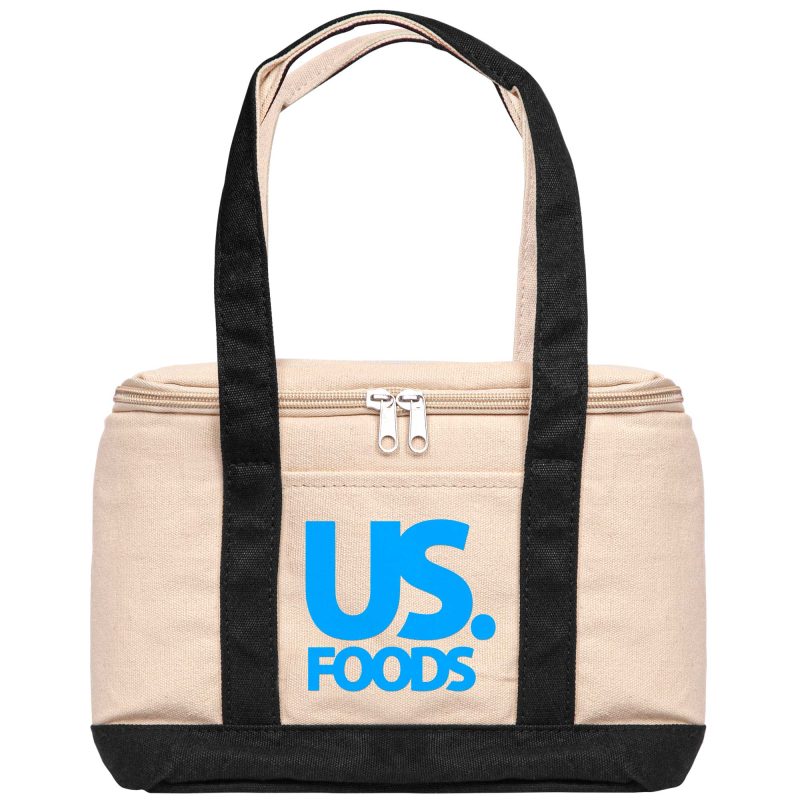 Custom Insulated Cotton Lunch Tote with logo - 4