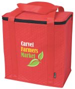 Custom Koozie® Zippered Insulated Grocery Tote with logo - 3