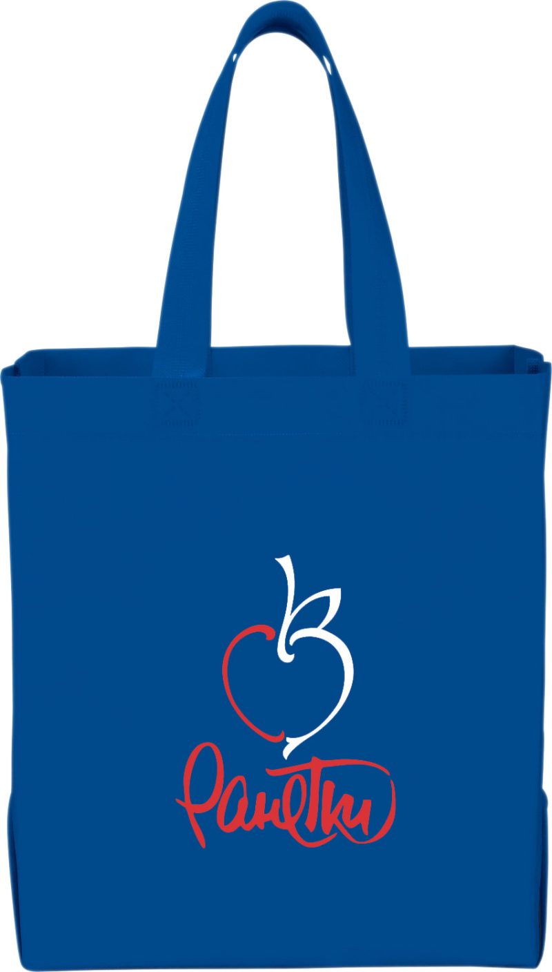 Custom Liberty Heat Seal Non-Woven Grocery Tote with logo - 4