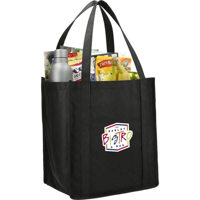 Custom Little Juno Non-Woven Grocery Tote with logo - 6