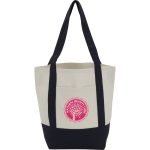 Custom Mini Recycled 8oz Cotton Canvas Tote with logo