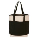 Custom Myrtle Natural Canvas Tote with logo - 1
