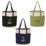 Custom Myrtle Natural Canvas Tote with logo