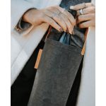 Custom Out of The Woods® Connoisseur Wine Tote - Ebony with logo - 4