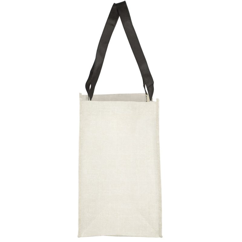 Custom Pluto Recycled Non-Woven Small Grocery Tote with logo - 5