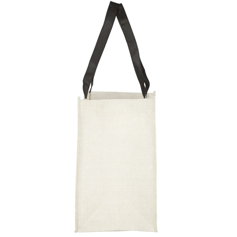 Custom Pluto Recycled Non-Woven Small Grocery Tote with logo - 6