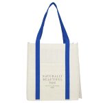 Custom Pluto Recycled Non-Woven Small Grocery Tote with logo - 7
