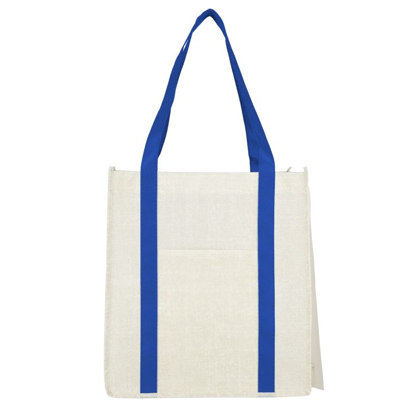 Custom Pluto Recycled Non-Woven Small Grocery Tote with logo - 8
