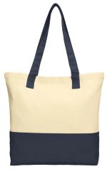 Custom Port Authority® Colorblock Cotton Tote. with logo