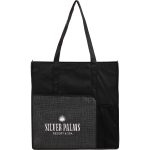 Custom Radius Recycled Non-Woven Tote with logo