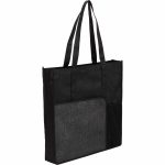 Custom Radius Recycled Non-Woven Tote with logo - 4