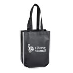 Custom Recycled Slim Tote Bag with logo