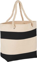 Custom Rope Handle 16oz Cotton Canvas Tote with logo - 4