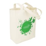 Custom Soverna Natural Canvas Tote with logo