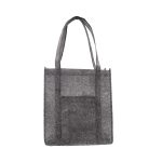Custom Stone Grocery Tote with logo - 1