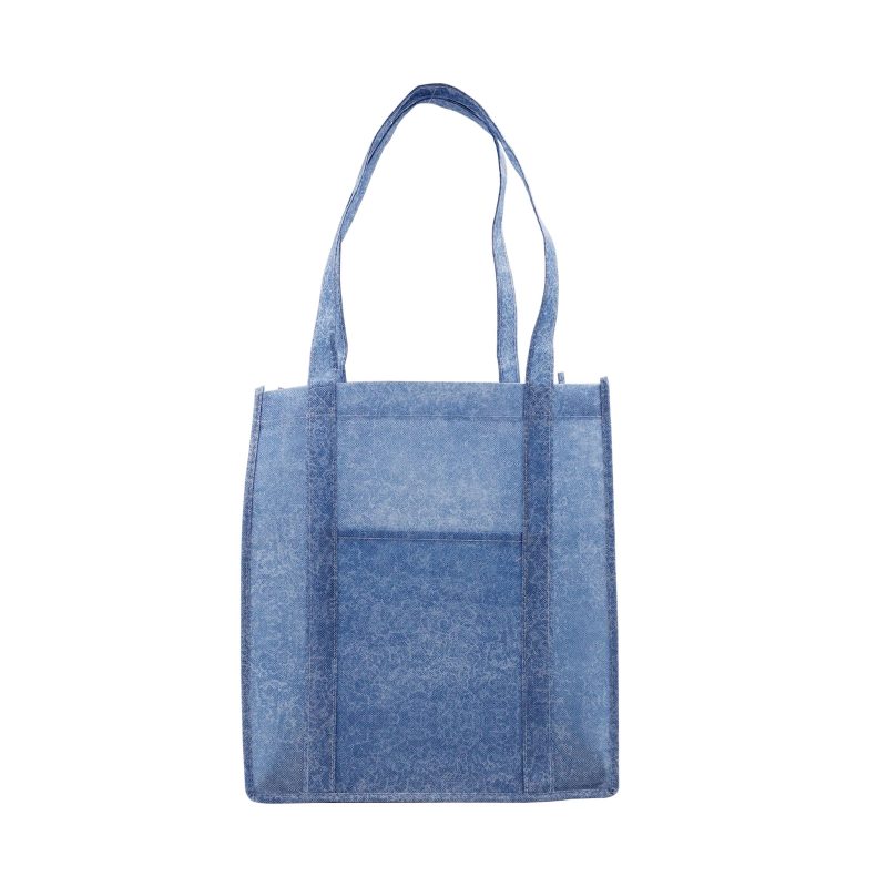 Custom Stone Grocery Tote with logo - 3