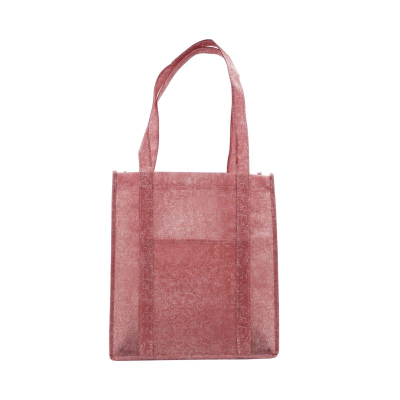 Custom Stone Grocery Tote with logo - 5