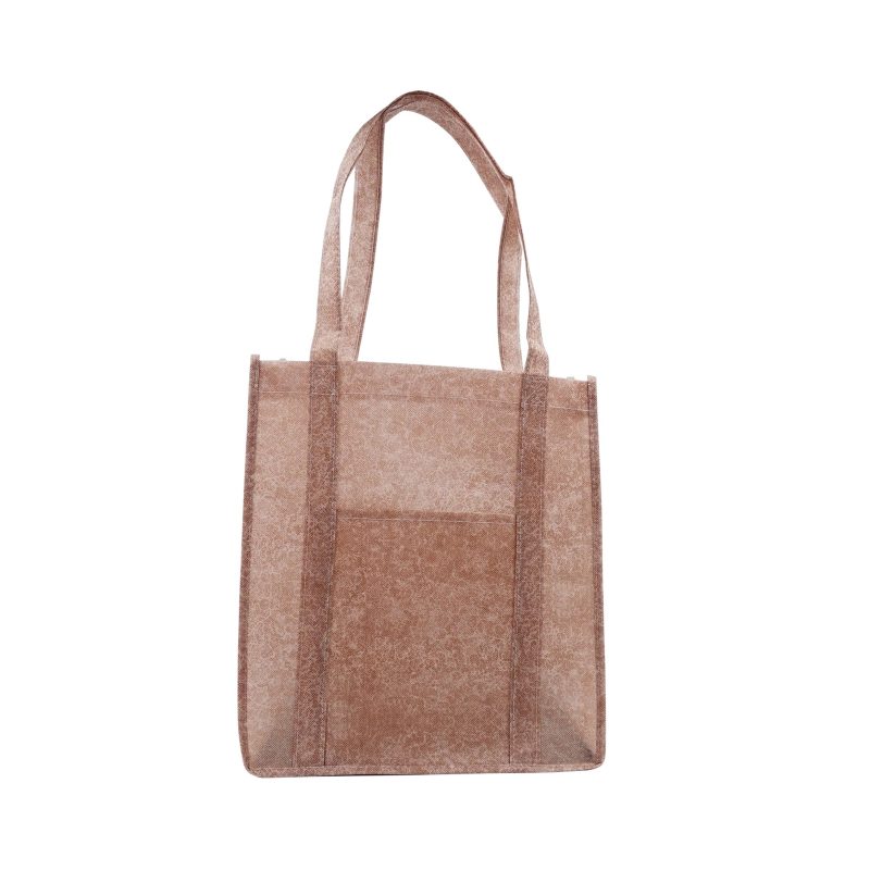 Custom Stone Grocery Tote with logo - 7