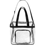 Custom The Everything Clear Vinyl Tote Bag with logo - 1