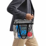 Custom The Everything Clear Vinyl Tote Bag with logo - 4