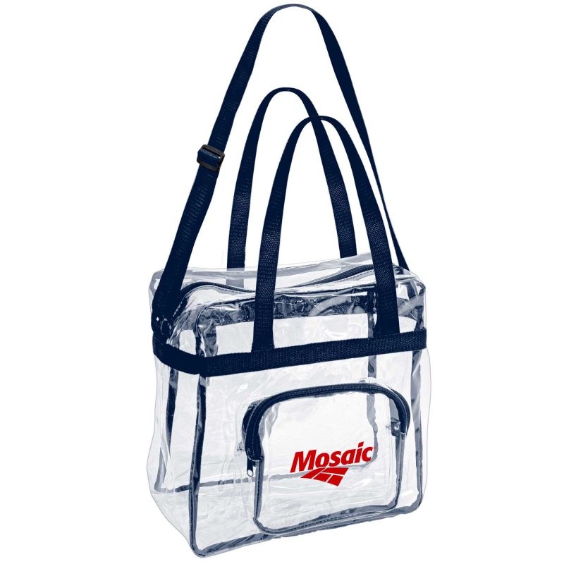 Custom The Everything Clear Vinyl Tote Bag with logo - 6