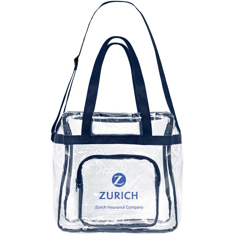 Custom The Everything Clear Vinyl Tote Bag with logo - 7