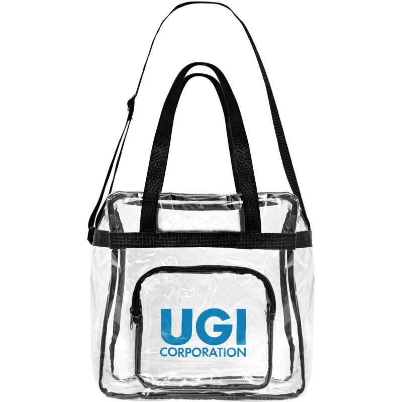 Custom The Everything Clear Vinyl Tote Bag with logo