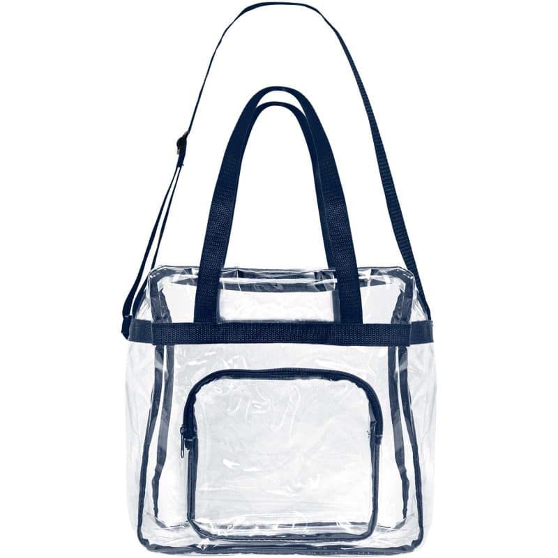 Custom The Everything Clear Vinyl Tote Bag (Factory Direct - 10-12 Weeks Ocean) with logo - 2