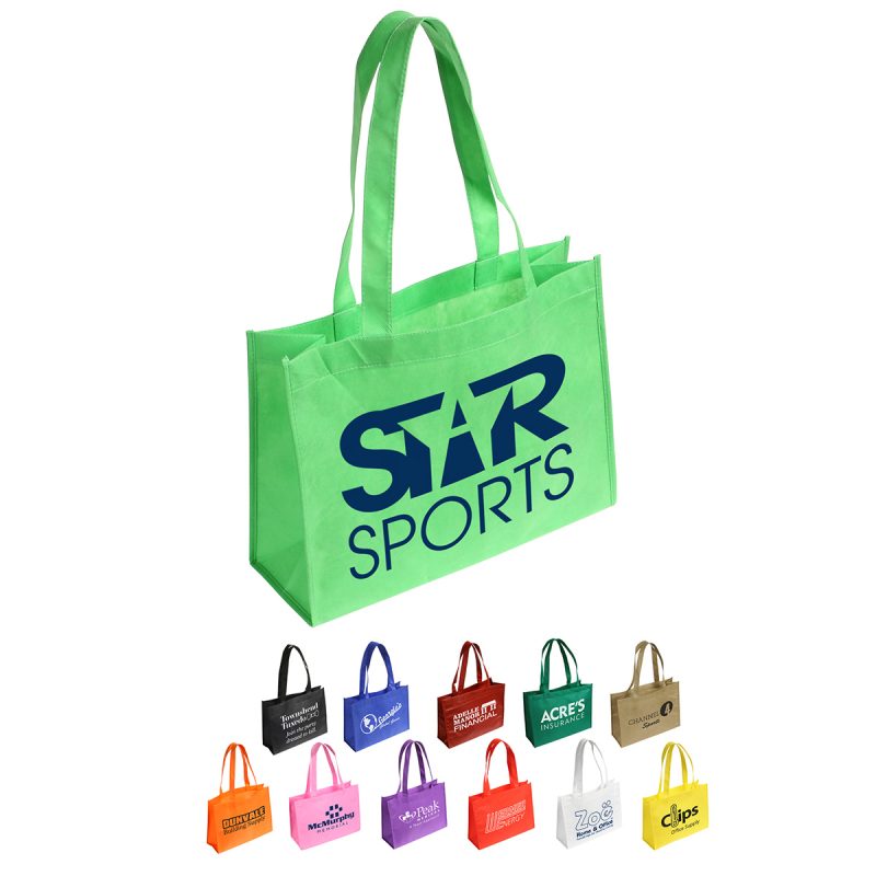 Custom Tropic Breeze Non-Woven Tote with logo