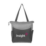 Custom Two-Tone Promotional Campaign Tote Bag with logo - 4