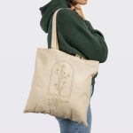 Custom Budget Cotton Tote 5 Oz with logo - 2