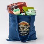 Custom Full Color Budget Cotton Tote 5 Oz with logo - 1