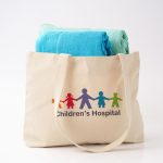 Custom Full Color Zippered Cotton Canvas Tote 12 Oz with logo - 1