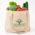 Custom Saratoga Full Color Recycled Cotton Tote 10 Oz with logo - 1
