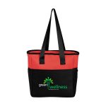 Custom Sydney 12 Can Cooler Tote Bag with logo - 5