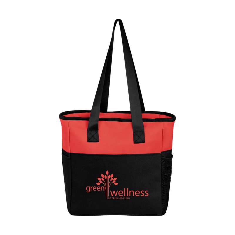 Custom Sydney 12 Can Cooler Tote Bag with logo - 6