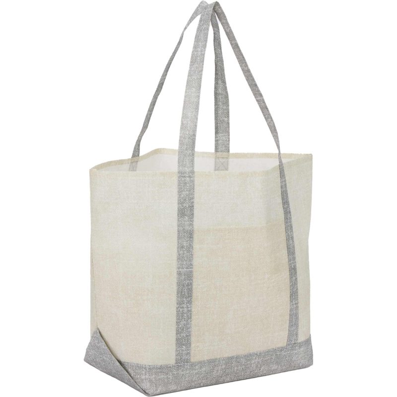 Custom Beacon Non-Woven Recycled Boat Tote with logo - 6