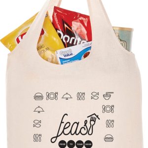 Custom Lightweight All-Purpose 5oz Cotton Canvas Tote Bag with logo